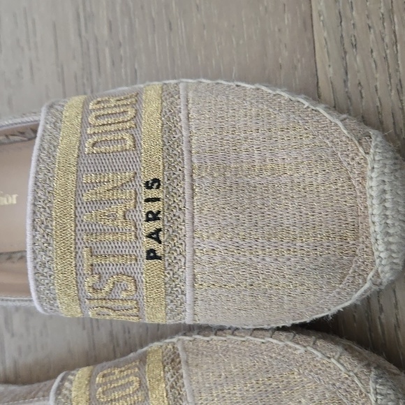 Dior Granville 62K Gold Espadrilles - Picture 5 of 11